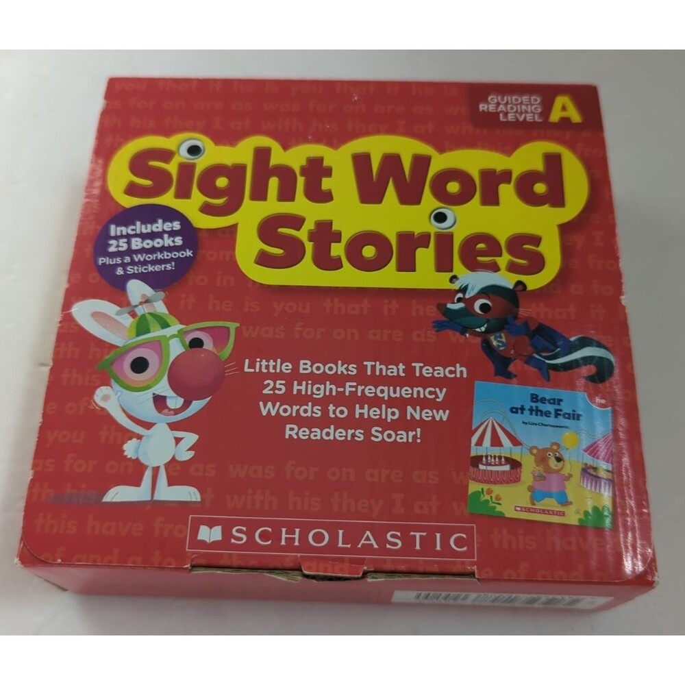 Scholastic Sight World Stories Level A 25 Books Workbook Stickers Complete Set